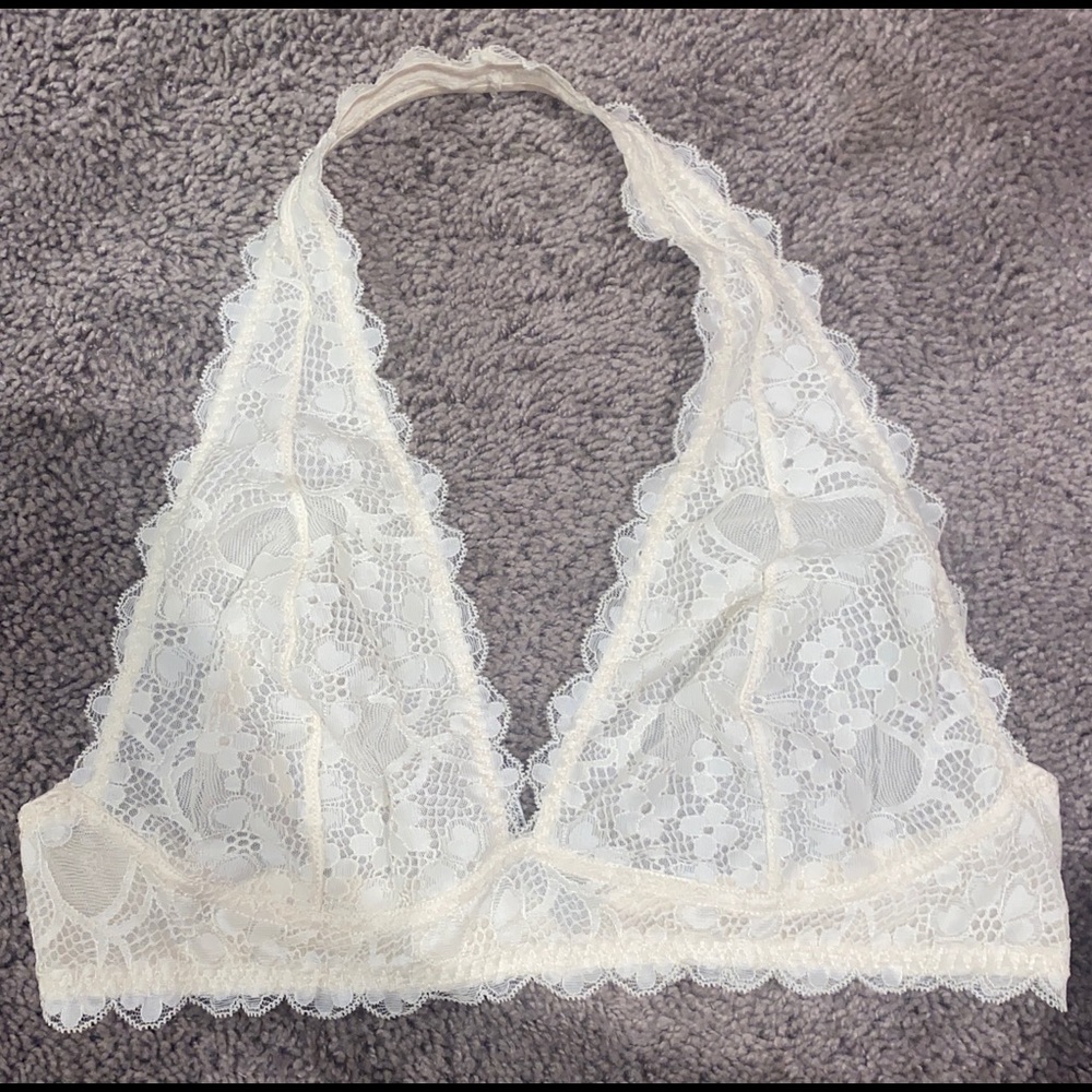 Women's Lace Triangle Bra Breathable Bralette